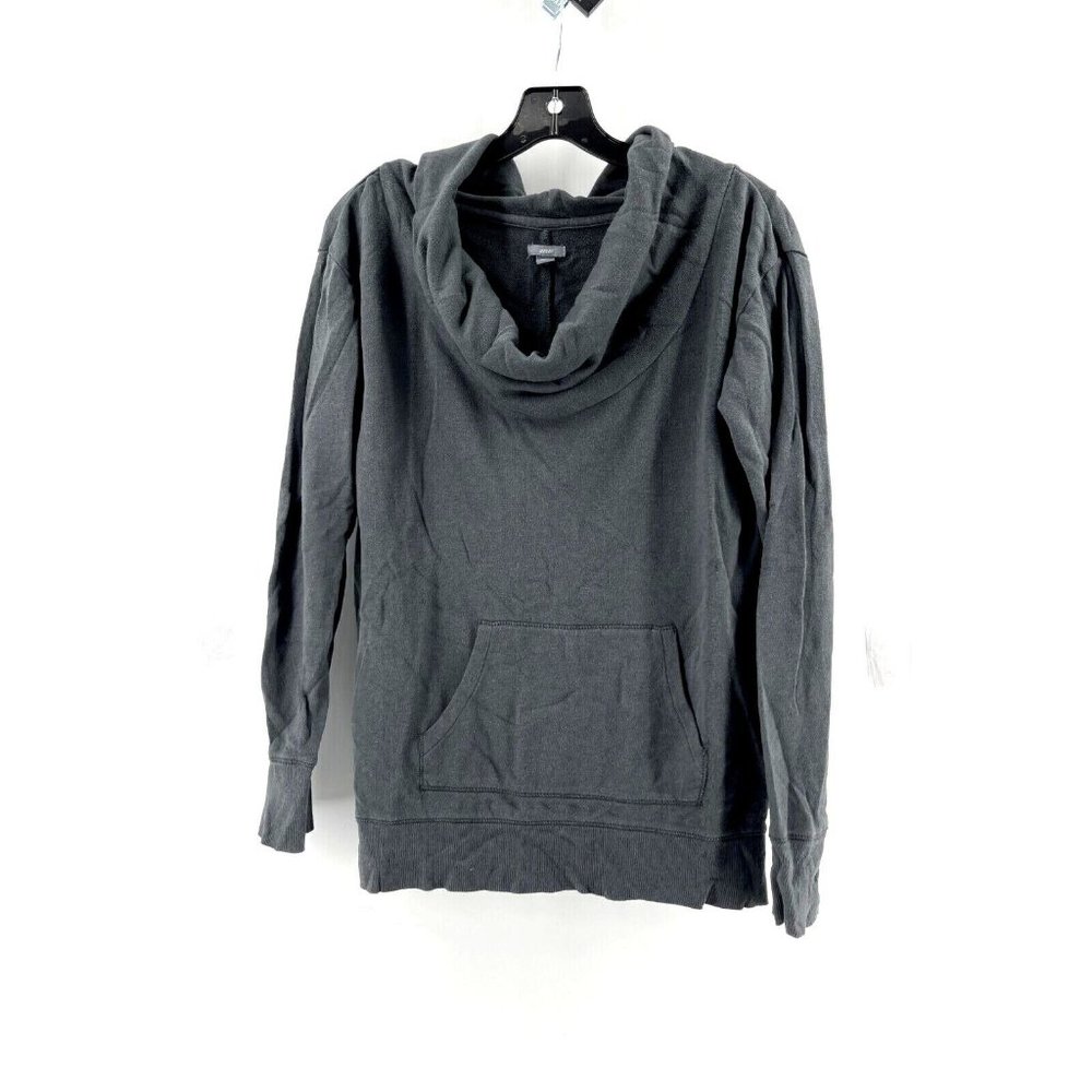 Aerie Women's Super Soft Cowl Neck Gray Long Sleeve Sweatshirt Sweat Shirt Small